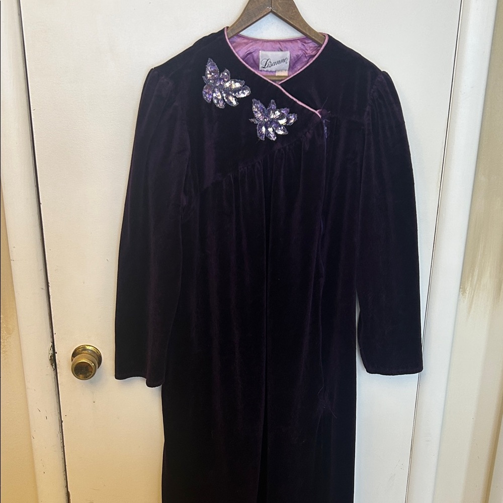 Lisanne Women’s Nightgown Purple Size Large Vintage